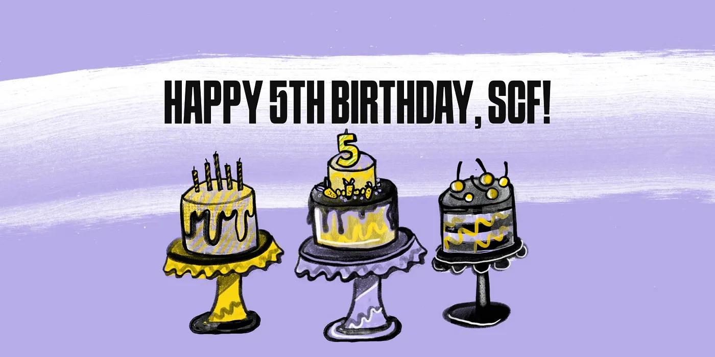 5 years of community-powered funding
