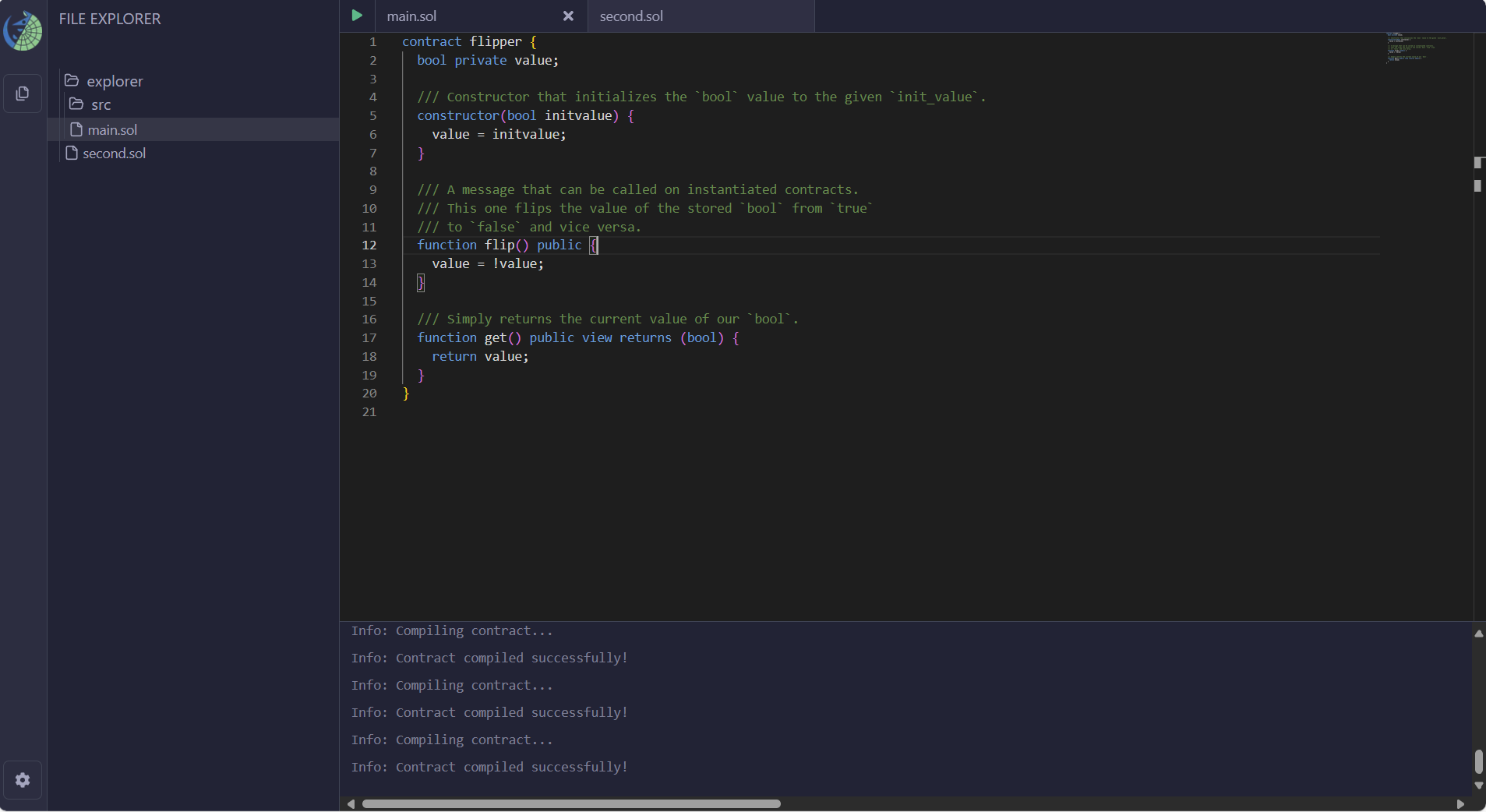 Solidity-web-IDE-for-Soroban